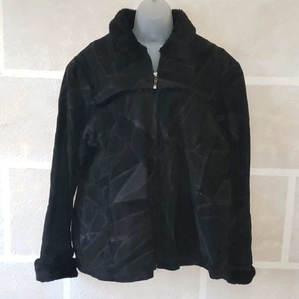 VNTG Leather Works Genuine Suede Leather Jacket